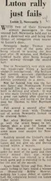 Match Report: Luton Town FC vs Newcastle United (30th Mar 1963)