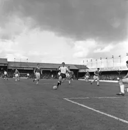 Gareth Salisbury through on goal