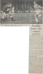 Match Report: Reading vs Luton Town FC (31st Aug 1963)