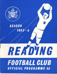 Programme: Reading vs Luton Town FC (31st Aug 1963)