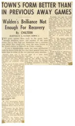 Match Report: Barnsley vs Luton Town FC (6th Sep 1963)