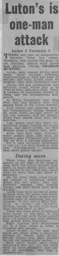 Match Report: Luton Town FC vs Coventry City (14th Sep 1963)