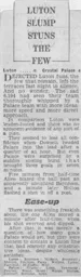 Match Report: Luton Town FC vs Crystal Palace (18th Sep 1963)