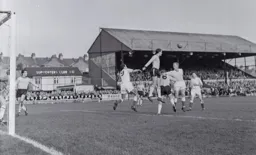 Watford defenders clear the ball