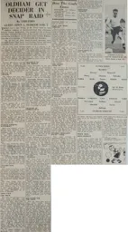 Match Report: Luton Town FC vs Oldham Athletic (9th Nov 1963)