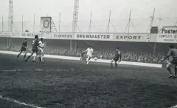 Gordon Turner blasts in a shot