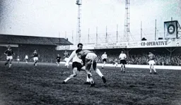 Tommy McKechnie goes in hard