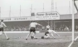 Harry Walden opens the scoring with a header