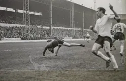 Shrews keeper Alan Boswell holds on to the ball