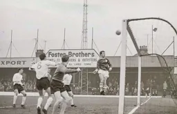 The ball is headed over