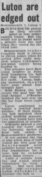 Match Report: Bournemouth vs Luton Town FC (22nd Feb 1964)