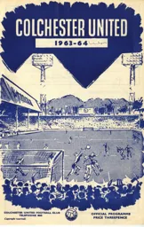 Programme: Colchester United vs Luton Town FC (18th Apr 1964)