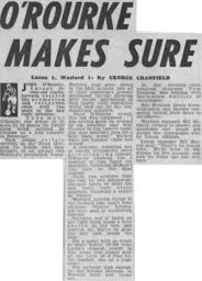 Match Report: Luton Town FC vs Watford (25th Apr 1964)