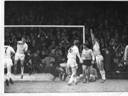 John O'Rourke celebrates