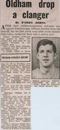 Match Report: Oldham Athletic vs Luton Town FC (5th Sep 1964)