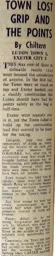 Match Report: Luton Town FC vs Exeter City (12th Sep 1964)