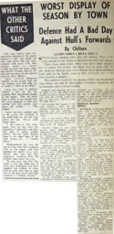 Match Report: Luton Town FC vs Hull City (17th Oct 1964)