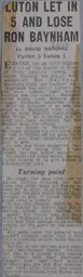 Match Report: Exeter City vs Luton Town FC (16th Jan 1965)