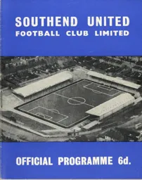 Programme: Southend United vs Luton Town FC (10th Apr 1965)
