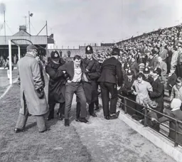 You are nicked. Crowd trouble 1965 style