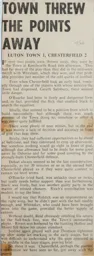 Match Report: Luton Town FC vs Chesterfield (18th Sep 1965)
