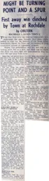 Match Report: Rochdale vs Luton Town FC (24th Sep 1965)