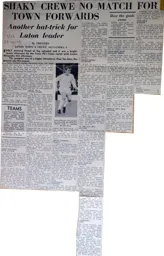 Match Report: Luton Town FC vs Crewe Alexandra (23rd Oct 1965)
