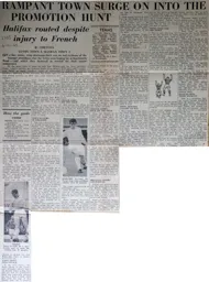 Match Report: Luton Town FC vs Halifax Town (6th Nov 1965)