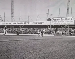 John O`Rourke dives over the top of a defender