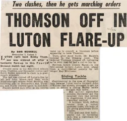 Match Report: Doncaster Rovers vs Luton Town FC (23rd Nov 1965)