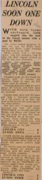 Match Report: Lincoln City vs Luton Town FC (27th Nov 1965)