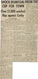 Match Report: Luton Town FC vs Corby Town (7th Dec 1965)