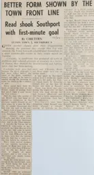 Match Report: Luton Town FC vs Southport (28th Dec 1966)