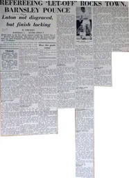 Match Report: Barnsley vs Luton Town FC (1st Jan 1966)