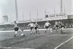 John O`Rourke and Tony Read lay in wait but the ball is intercepted