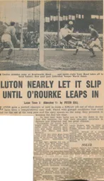 Match Report: Luton Town FC vs Aldershot (5th Feb 1966)