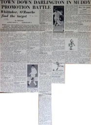 Match Report: Luton Town FC vs Darlington (9th Apr 1966)