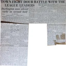 Match Report: Darlington vs Luton Town FC (30th Apr 1966)