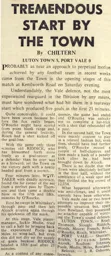 Match Report: Luton Town FC vs Port Vale (14th May 1966)