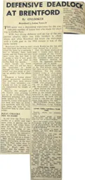 Match Report: Brentford vs Luton Town FC (27th Aug 1966)