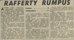 Match Report: Luton Town FC vs Aldershot (24th Sep 1966)