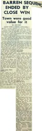 Match Report: Luton Town FC vs Crewe Alexandra (12th Nov 1966)