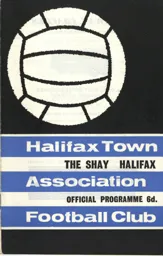 Programme: Halifax Town vs Luton Town FC (17th Dec 1966)