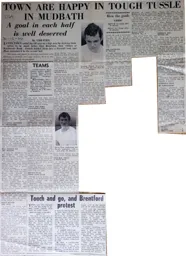Match Report: Luton Town FC vs Brentford (31st Dec 1966)