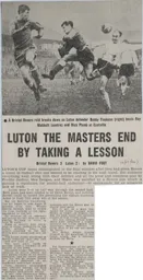 Match Report: Bristol Rovers vs Luton Town FC (7th Jan 1967)