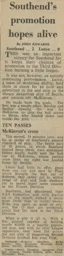 Match Report: Southend United vs Luton Town FC (24th Apr 1967)