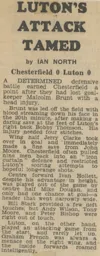 Match Report: Chesterfield vs Luton Town FC (6th May 1967)