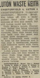 Match Report: Chesterfield vs Luton Town FC (6th May 1967)