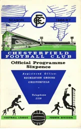 Programme: Chesterfield vs Luton Town FC (6th May 1967)