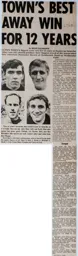 Match Report: Exeter City vs Luton Town FC (21st Oct 1967)